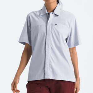 The North Face Women's Lightrange Short Sleeve Shirt Size XXL Mystic Haze$85 NWT